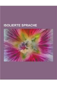 Isolierte Sprache