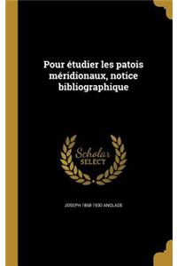 Pour Etudier Les Patois Meridionaux, Notice Bibliographique