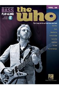 Who Bass Play-Along Volume 28 Book/Online Audio