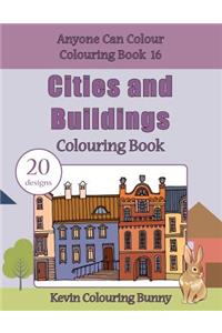 Cities and Buildings Colouring Book
