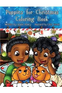 Puppies for Christmas Coloring Book