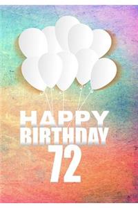 Happy Birthday 72