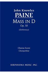 Mass in D, Op. 10 - Chorus Score
