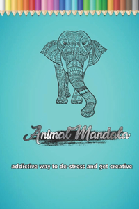 Animal Mandala addictive way to de-stress and get creative