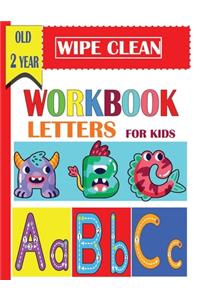 wipe clean workbook letters for kids old 2 year