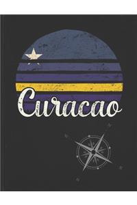 Curacao: Curacaoan Vintage Flag Personalized Retro Gift Idea for Coworker Friend or Boss Undated Planner Daily Weekly Monthly Calendar Organizer Journal