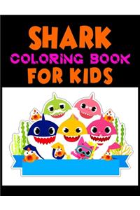 Shark Coloring Book For kids