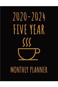 Coffee - 2020-2024 Five year Monthly Planner