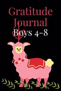 Llama Gratitude Journal for Teens Boy