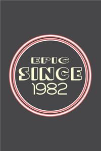 Epic Since 1982 Journal Birthday Gift