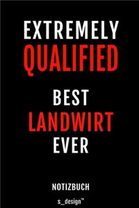 Notizbuch für Landwirte / Landwirt / Landwirtin