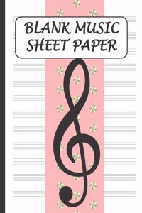 Blank Music Sheet Paper