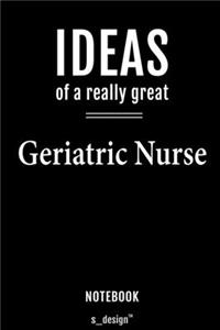 Notebook for Geriatric Nurses / Geriatric Nurse