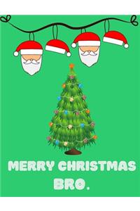 Merry Christmas Bro - Christmas Gift For Brother Journal/Notebook 2