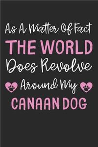 As A Matter Of Fact The World Does Revolve Around My Canaan Dog