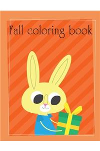 Fall coloring book