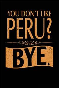 You Don't Like Peru? Bye.