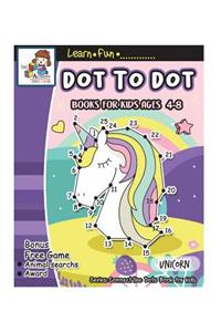 Dot to Dot Books for Kids Ages 4-8