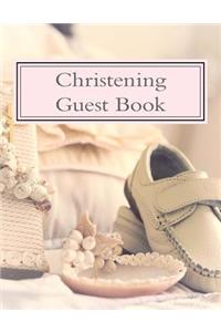 Christening Guest Book