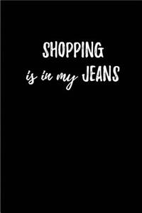 Shopping is in my Jeans - My Shopping List Journal