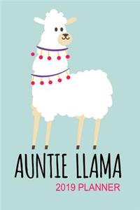 Auntie Llama 2019 Planner