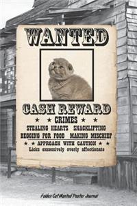 Foldex Cat Wanted Poster Journal