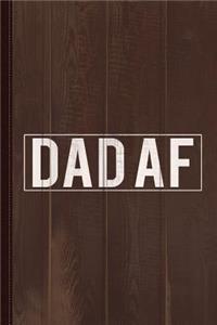 Dad AF Journal Notebook