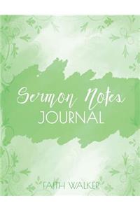 Sermon Notes Journal