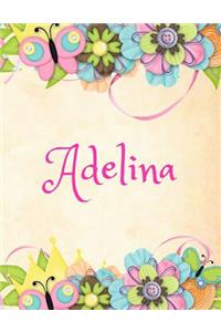 Adelina: Personalized Name Journal Composition Notebook
