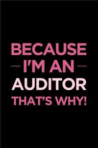 Because I'm an Auditor That's Why
