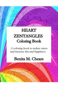 Heart Zentangles Coloring Book