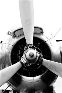 Airplane Propeller - Lined Notebook