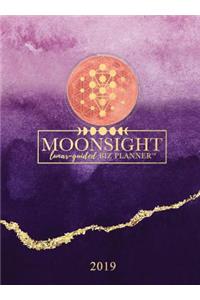 Moonsight Planner - Moon Phase Biz Calendar - 2019 (12-Month Weekly- Amethyst)
