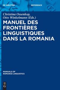 Manuel des frontieres linguistiques dans la Romania