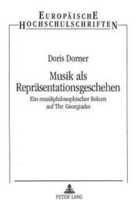 Musik ALS Repraesentationsgeschehen