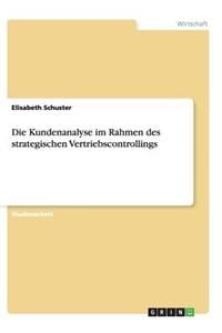 Kundenanalyse im Rahmen des strategischen Vertriebscontrollings