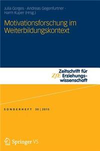 Motivationsforschung Im Weiterbildungskontext