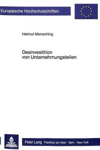 Desinvestition von Unternehmungsteilen