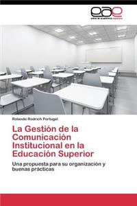 Gestión de la Comunicación Institucional en la Educación Superior