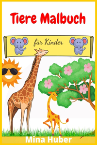 Tiere Malbuch für Kinder