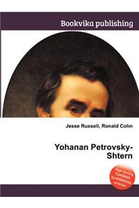 Yohanan Petrovsky-Shtern