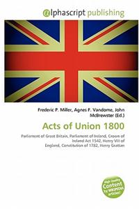 Acts of Union 1800