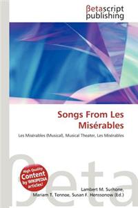 Songs from Les Miserables