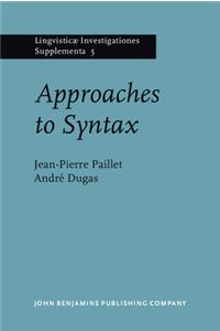 Approaches to Syntax