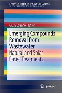 Emerging Compounds Removal from Wastewater