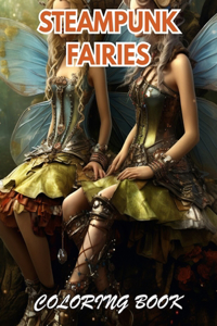 Steampunk Fairies Coloring Book