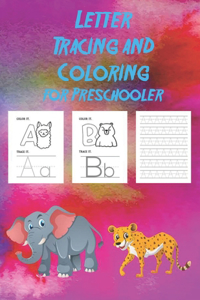 Letter Tracing and Coloring for Preschooler