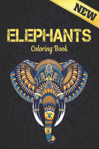 Coloring Book Elephants