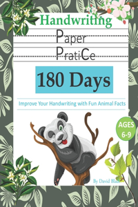 Handwriting Paper Pratice 180 Days