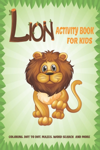 Lion Activity Book For Kids